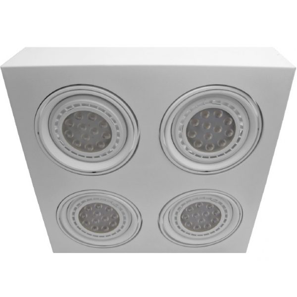 30-4-APC PLAFON PARA AR111 LED - 4 LUCES LINEAL