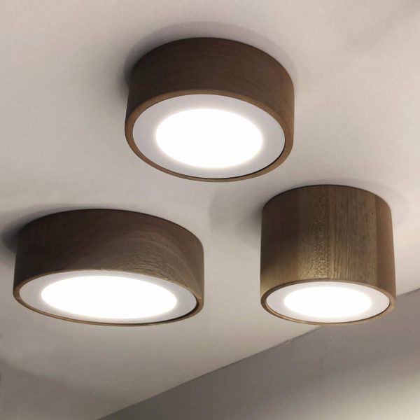 698_moyos PLAFON CIRCULAR LED DE MADERA