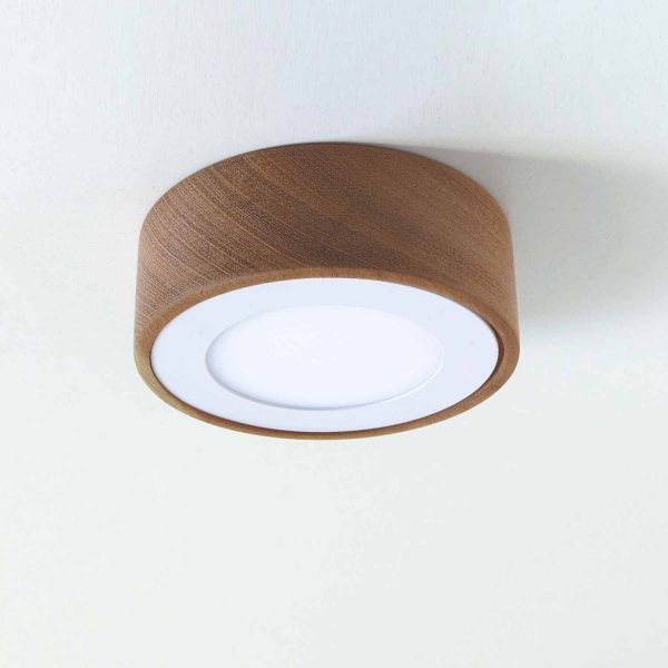 700_moyos PLAFON CIRCULAR LED DE MADERA